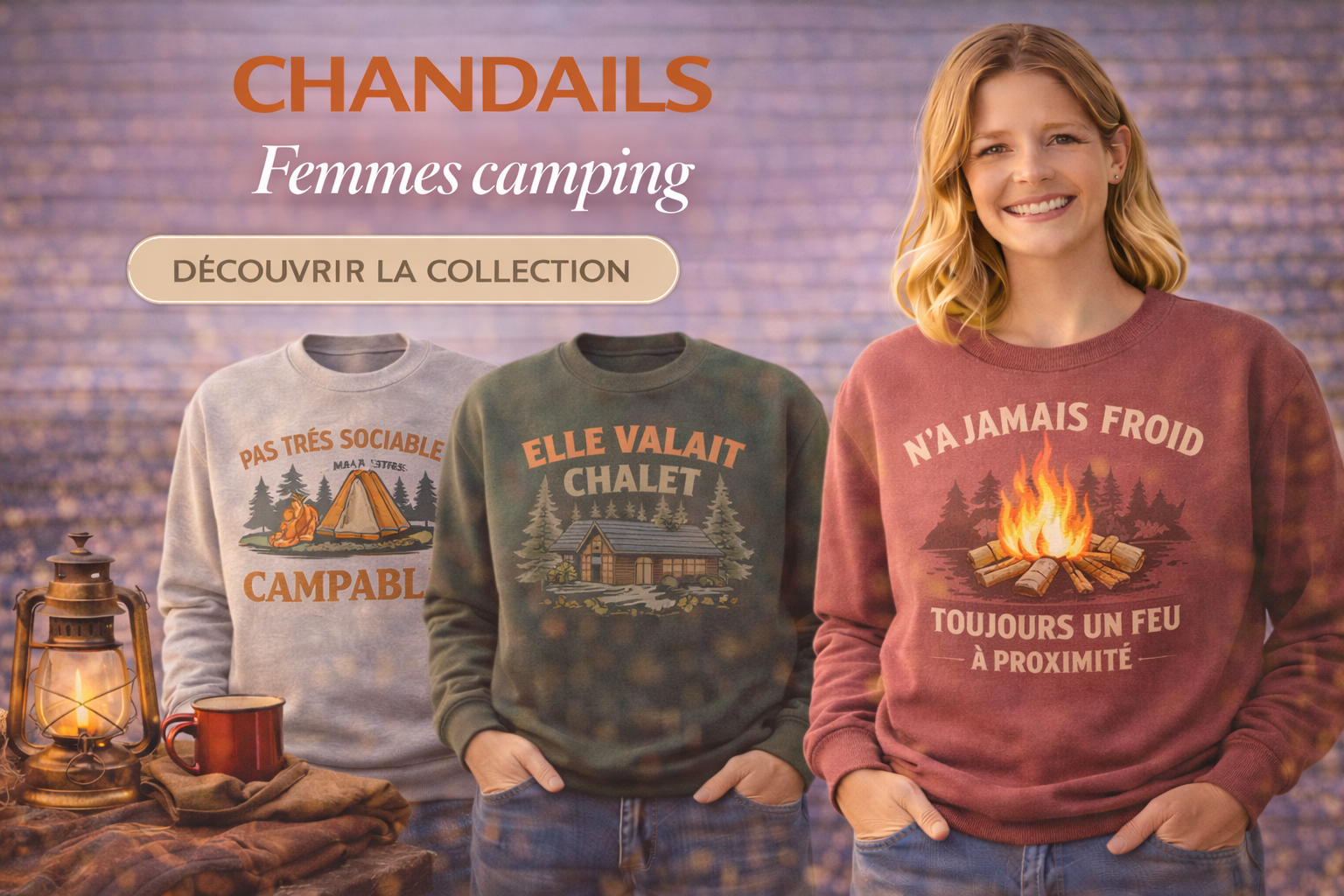 Chandails Femmes;Camping