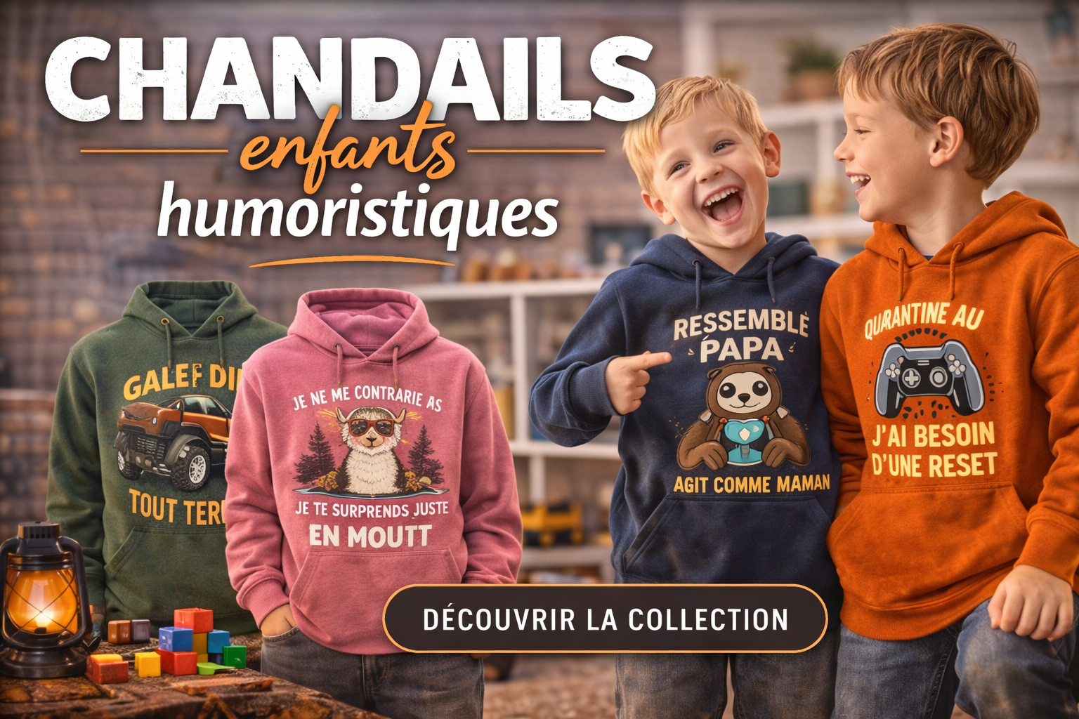 Chandails Enfants;Chandails Humoristiques