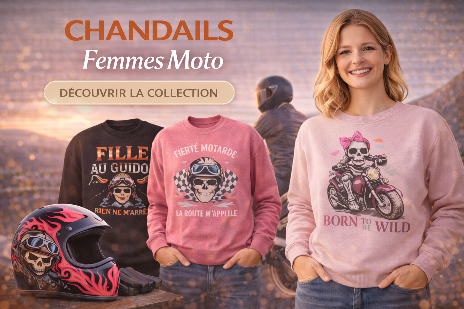 Chandails Femmes;Chandails Moto