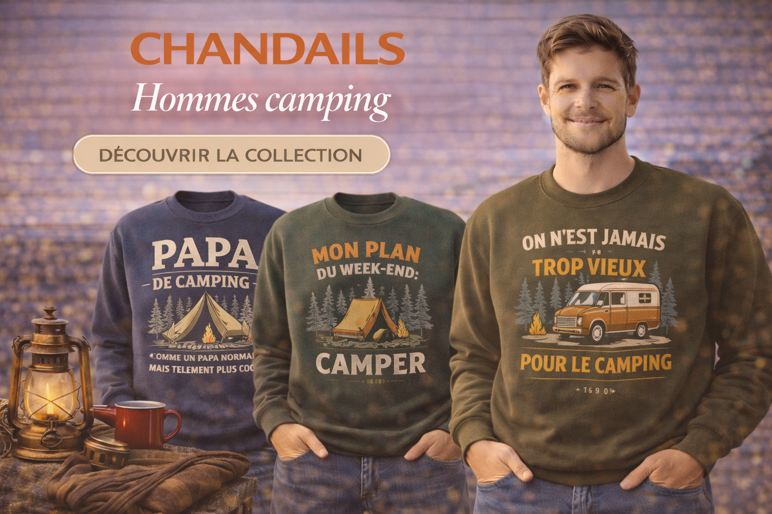Chandails Hommes;Camping