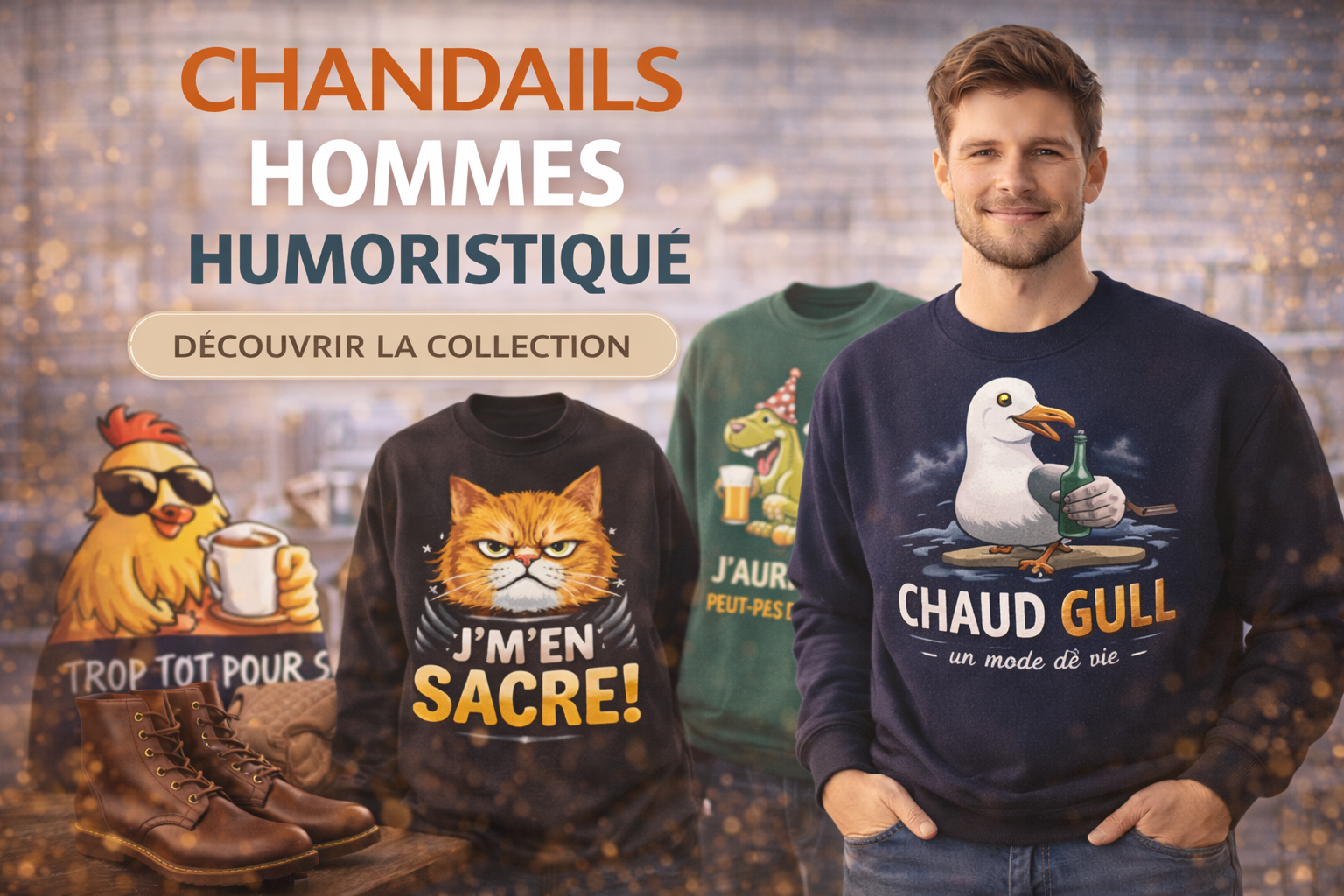 Chandails Hommes;Chandails Humoristiques